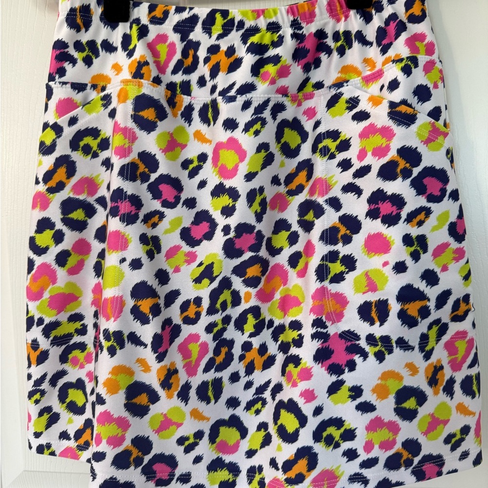 B-Skinz Colorful Leopard Print Skort - Small